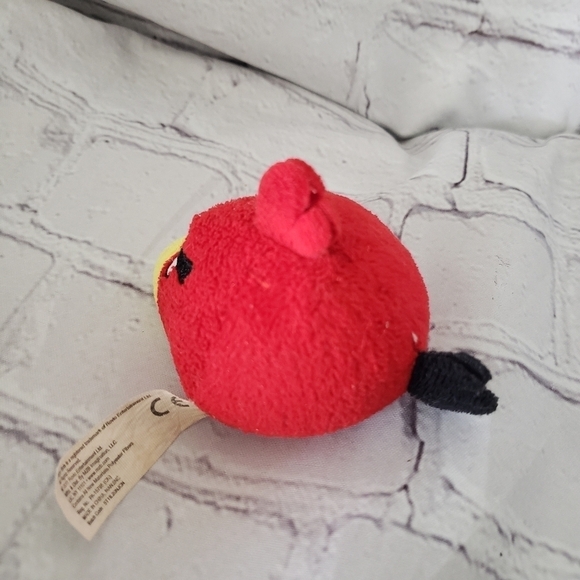 Angry Birds Red Cardinal Bird Plush 3-inch Finger Puppet Flinger 2011 Rovio - Picture 3 of 6